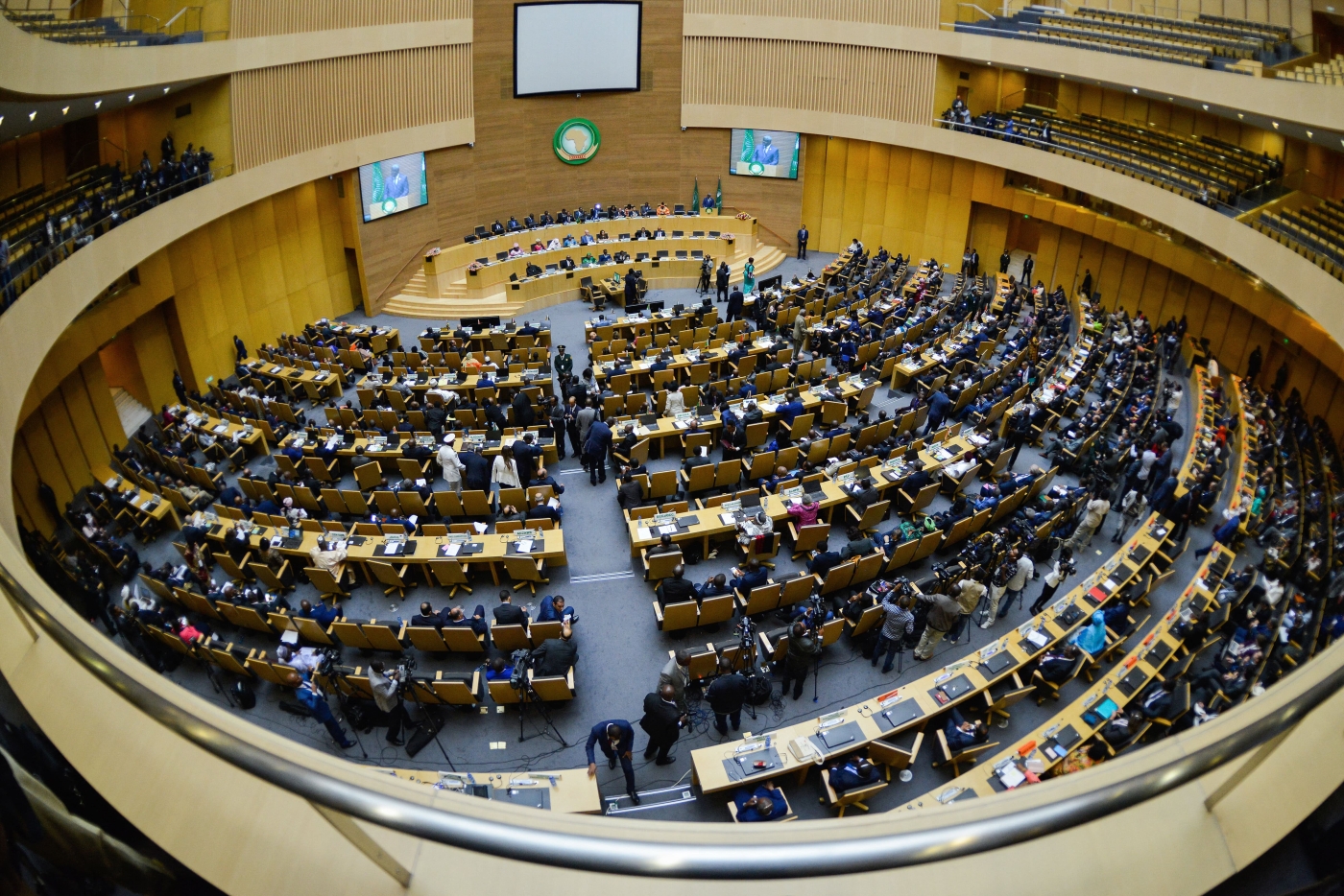 the African Union in Addis Ababa, Ethiopia