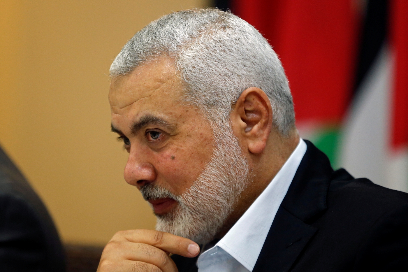 Haniyeh a déclaré que Hamas avait détecté des « changements positifs » sur le terrain en Cisjordanie à la suite de pourparlers de réconciliation avec la faction palestinienne rivale Fatah (AFP)