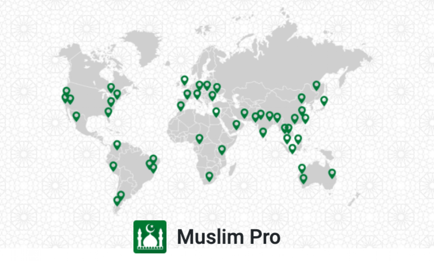 Muslim Pro se vante d’être l’application la plus populaire du monde musulman (capture d’écran)