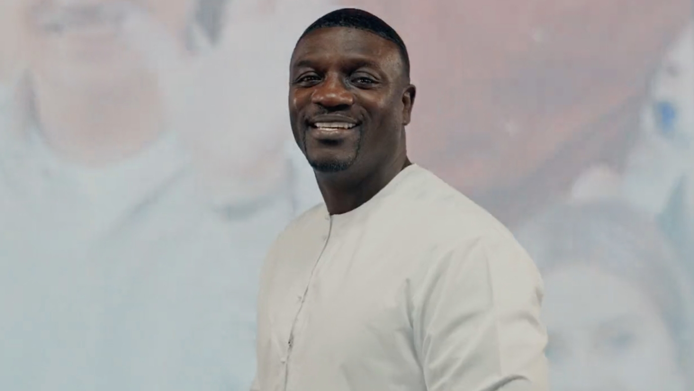 A video of Akon shared on the Saudia social media pages has been met with mockery (Screengrab)