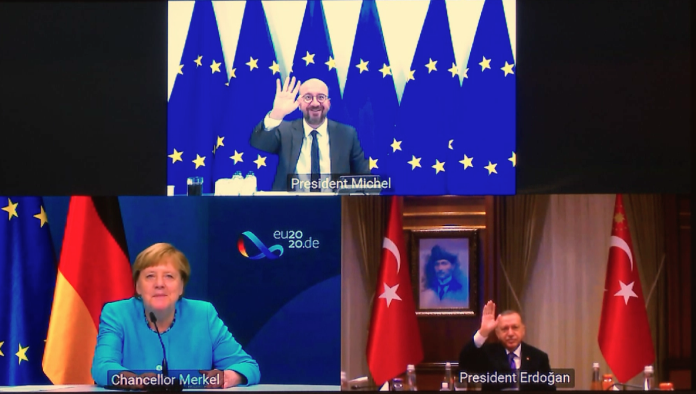 Video conference Turkey-EU-Germany