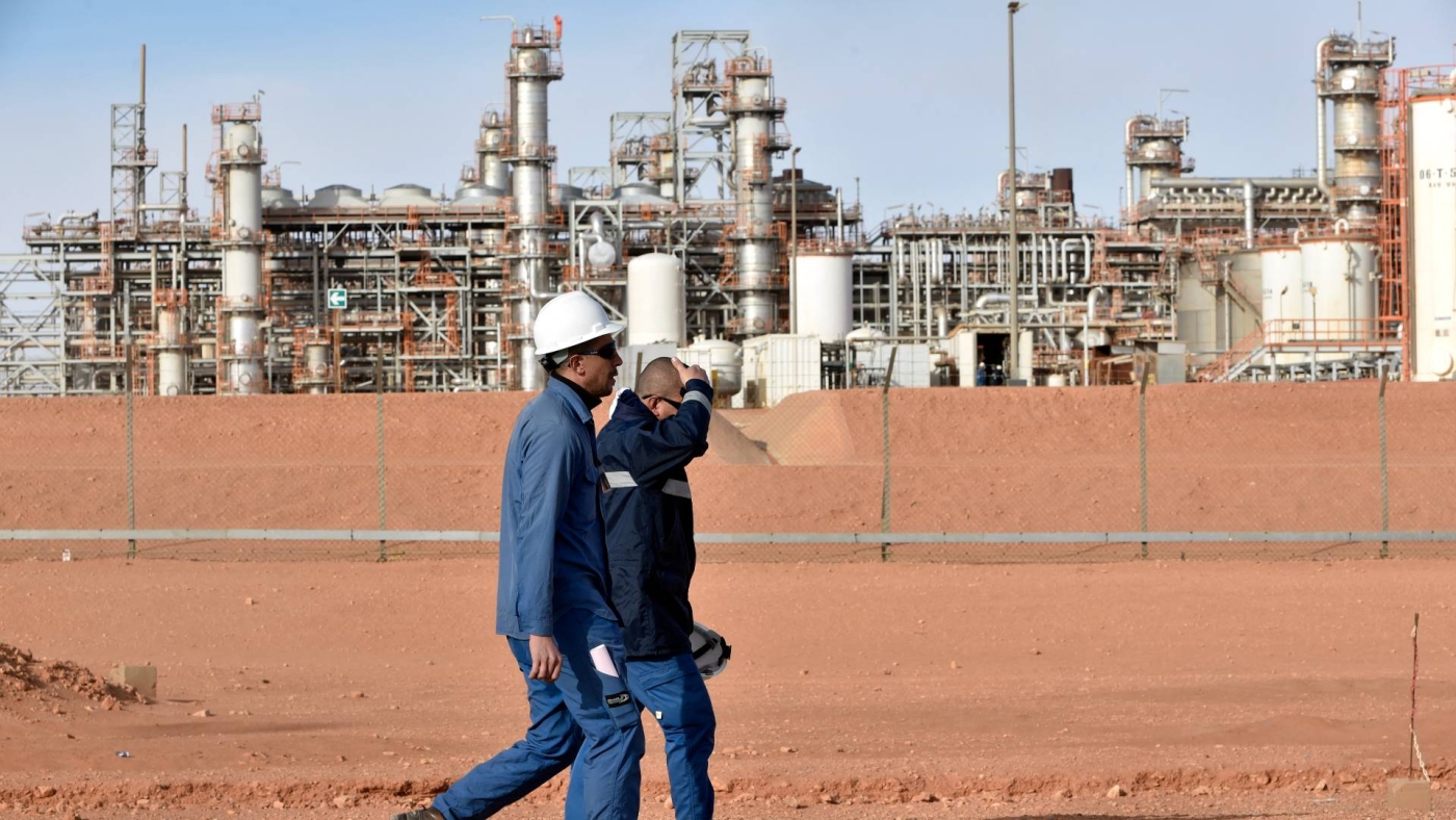 The Amenas gas plant, 1,300 kilometres (800 miles) southeast of Algiers, Algeria on 16 January 2018.