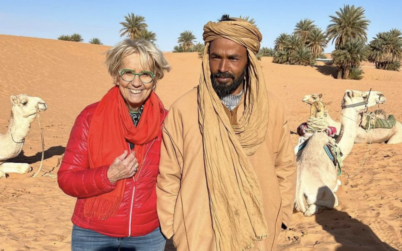 « Dépaysement, aventures et plaisir garantis » a écrit Mercotte au sujet du Sahara (Instagram/@lacuisinedemercotte)