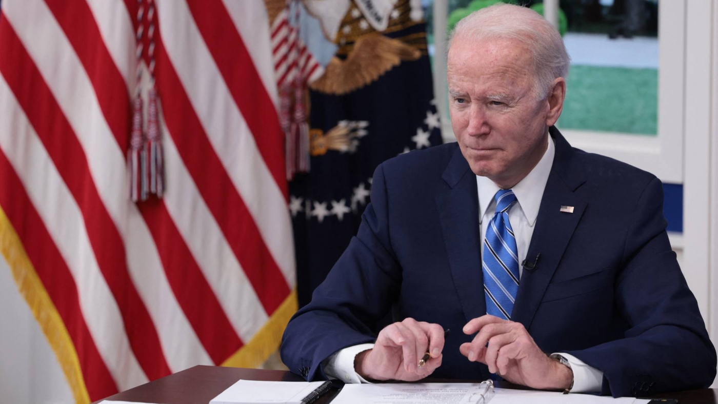 Biden later put out a statement in which he hit out at lawmakers on a number of issues in the military budget