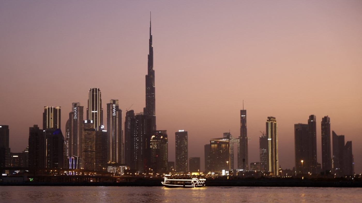 The Dubai skyline is pictured on 20 June 2022 (AFP)