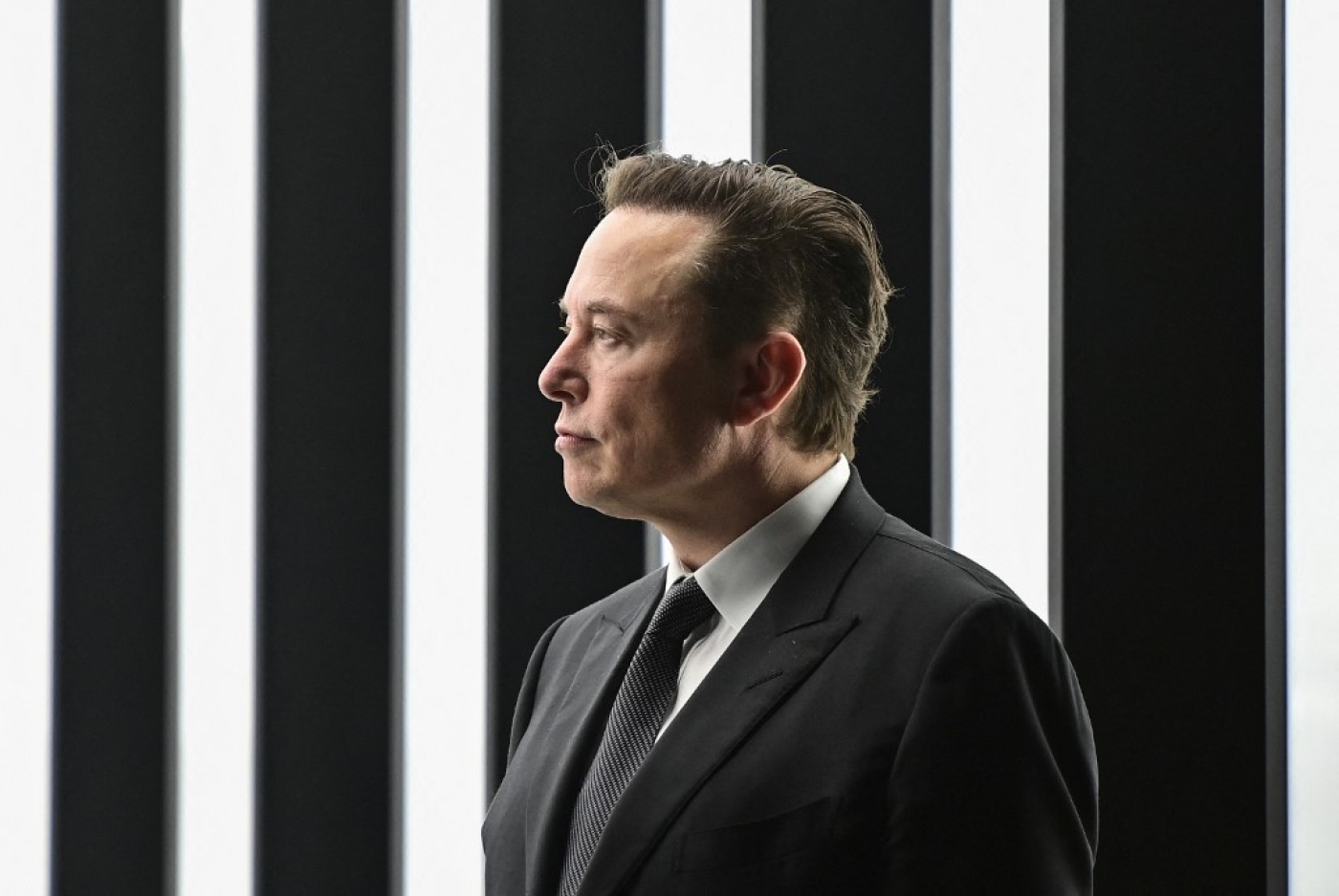 Elon Musk, PDG de Tesla, à Grünheide (Allemagne), le 22 mars 2022 (AFP)