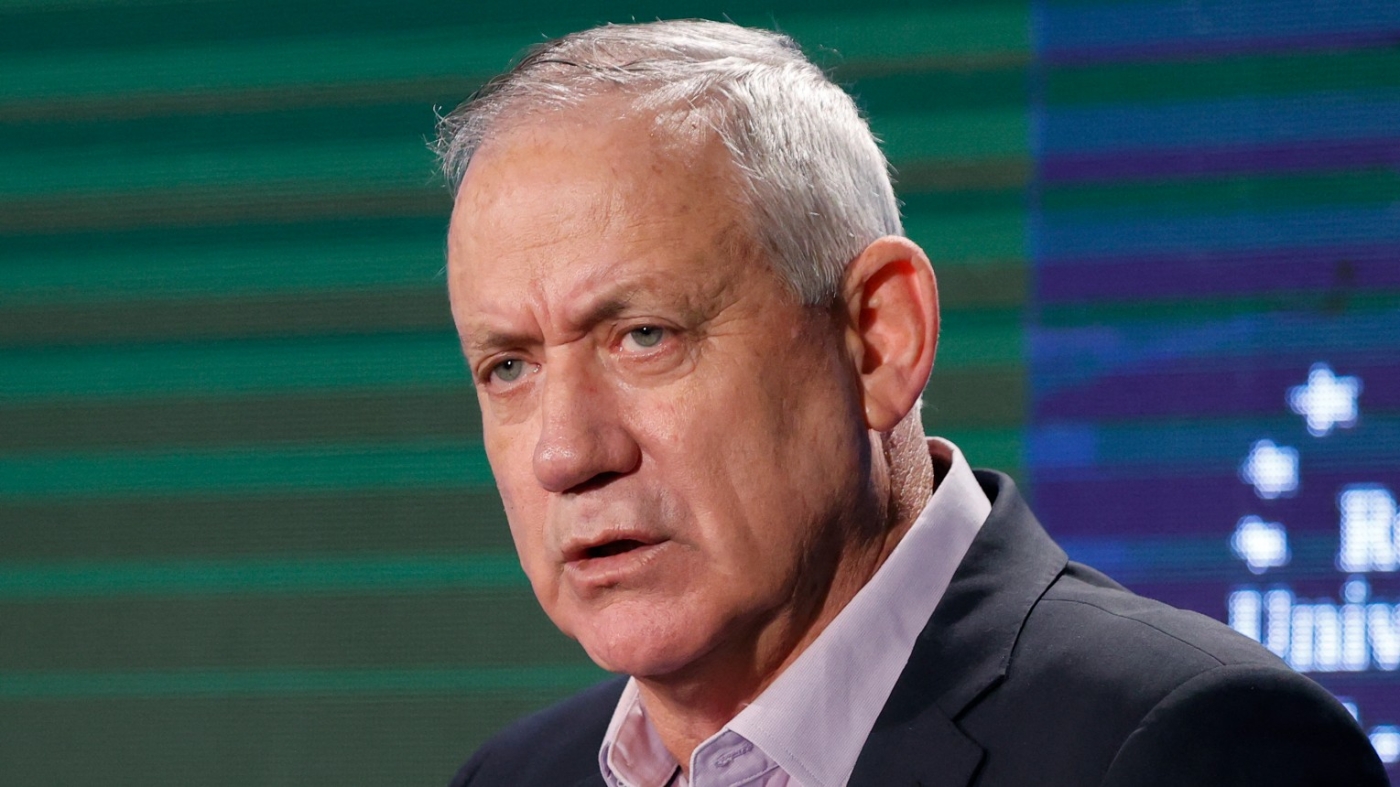 Gantz said Israel would also continue to build up its military strength