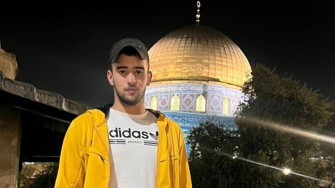 Palestinian reports say Fayez Khaled Damdum, 18, was shot in the neck while driving a motorbike in East Jerusalem (Social media)