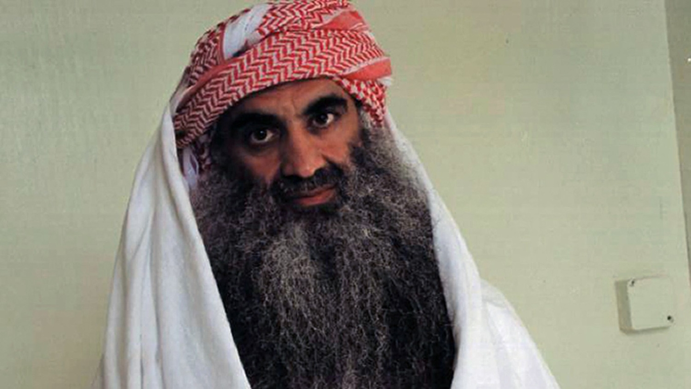 A picture posted on the website www.muslm.net on 3 September 2009 allegedly shows Khalid Sheikh Mohammed at the Guantanamo Bay detention camp.