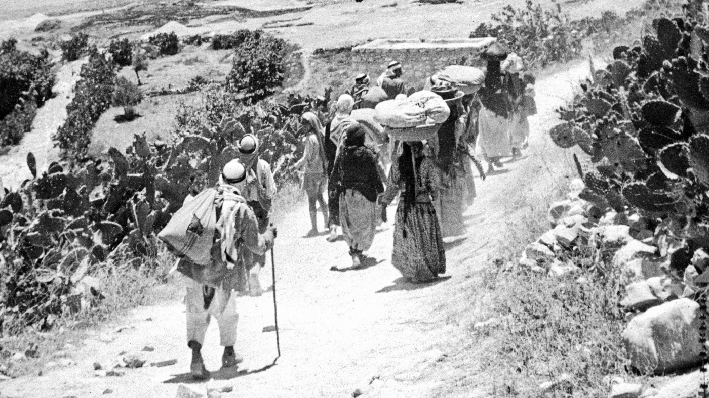 More than 750,000 Palestinian were forcibly expelled from their homeland by Zionist militia in 1948 (AFP)