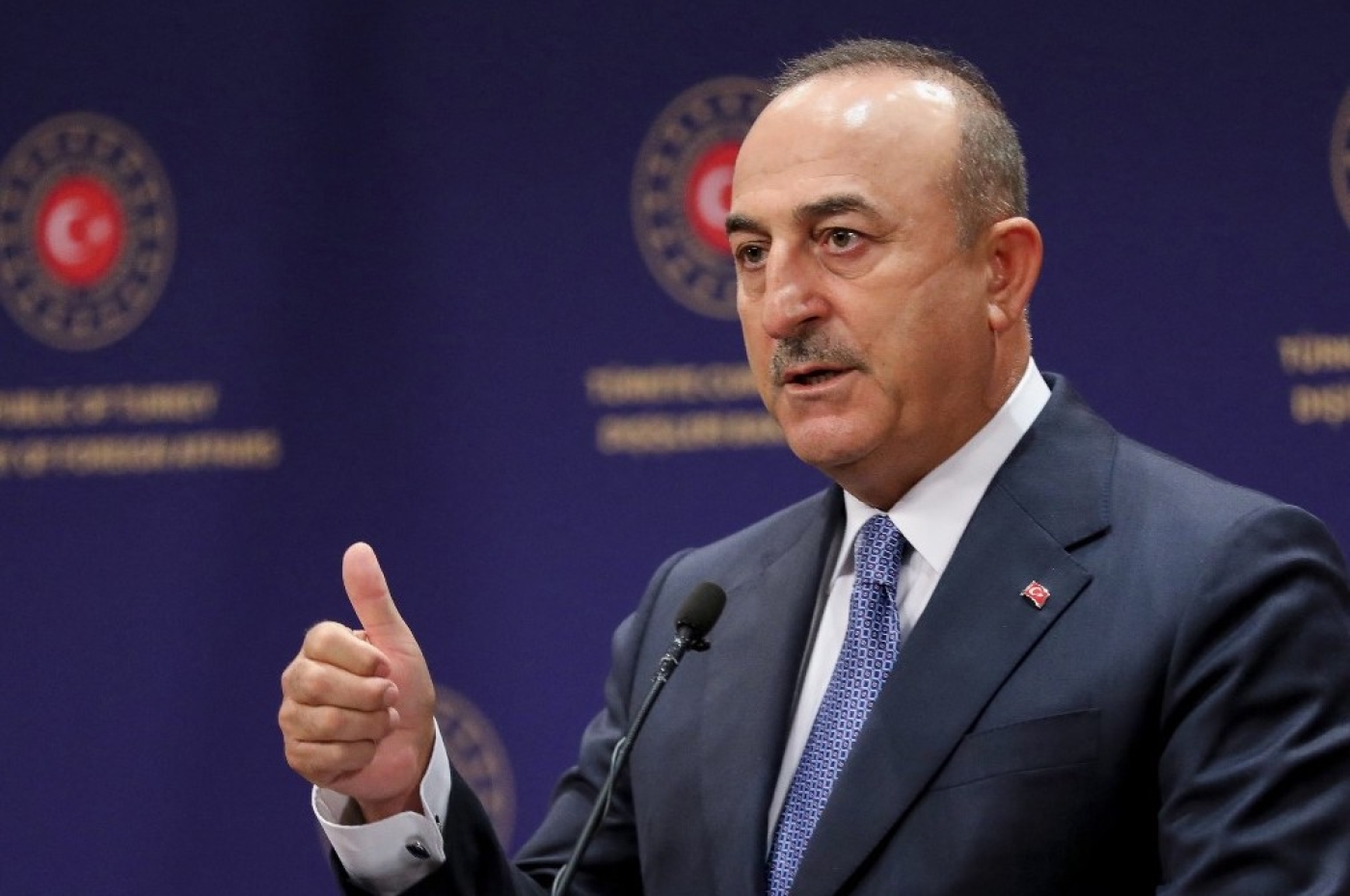 Turkish Foreign Minister Mevlut Cavusoglu said Ankara could appoint an ambassador to Egypt if the meeting between the two countries goes well