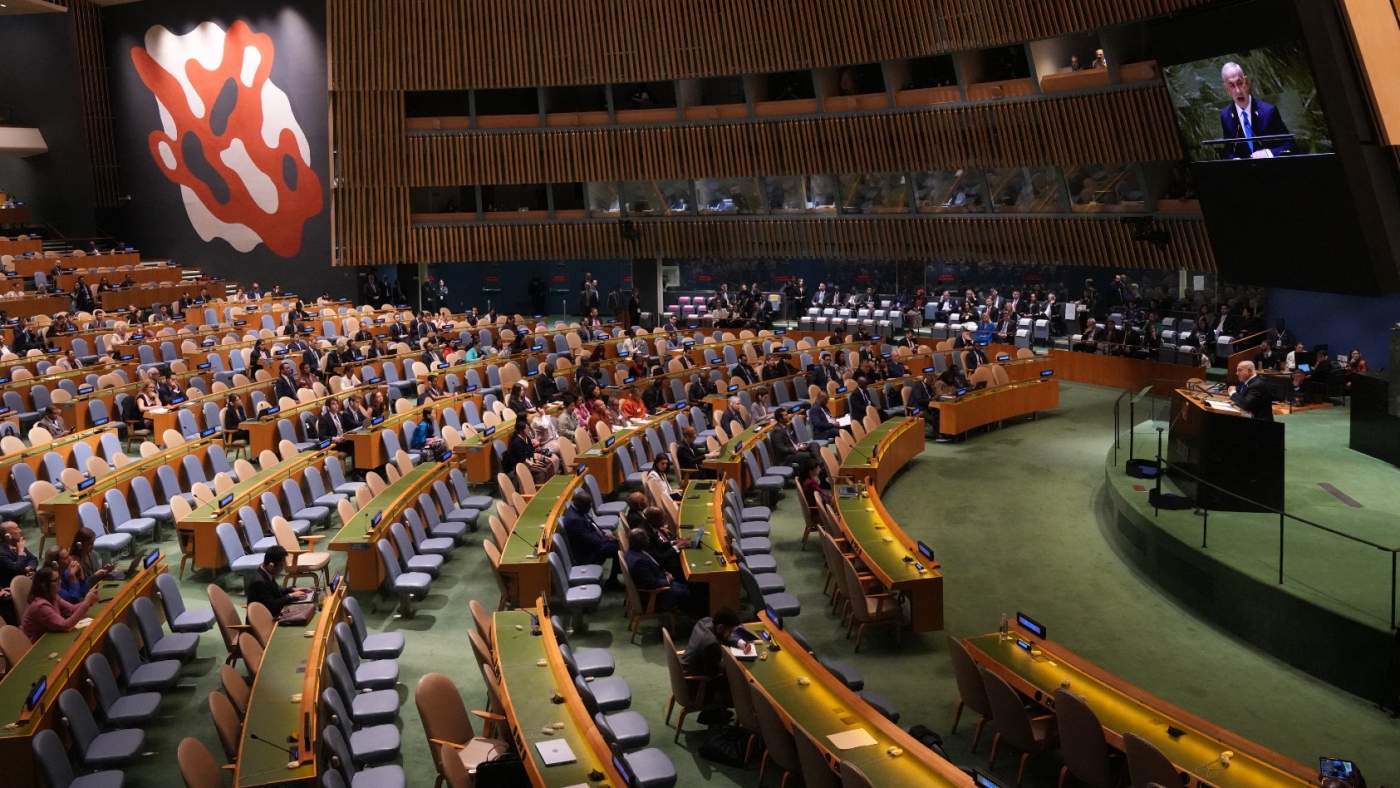 UN General Assembly 2024 Diplomats walk out to protest Netanyahu