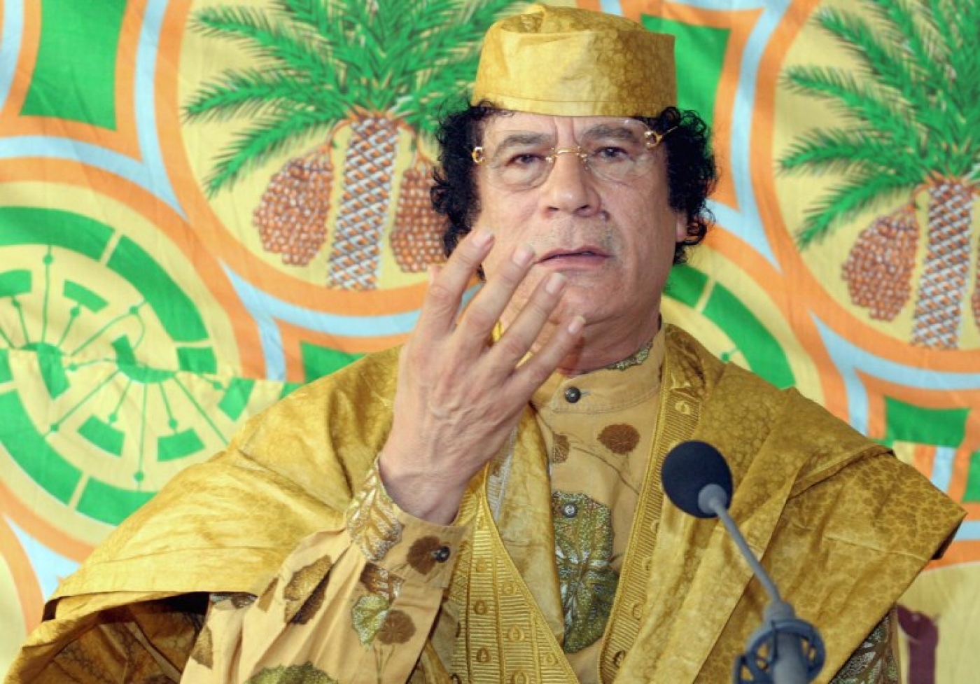 The late Colonel Muammar Gaddafi of Libya is pictured in 2005 (AFP)