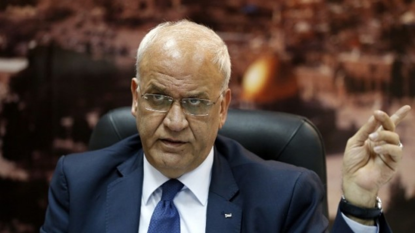 Saeb Erekat represented Palestine during negotiations with Israel for decades
