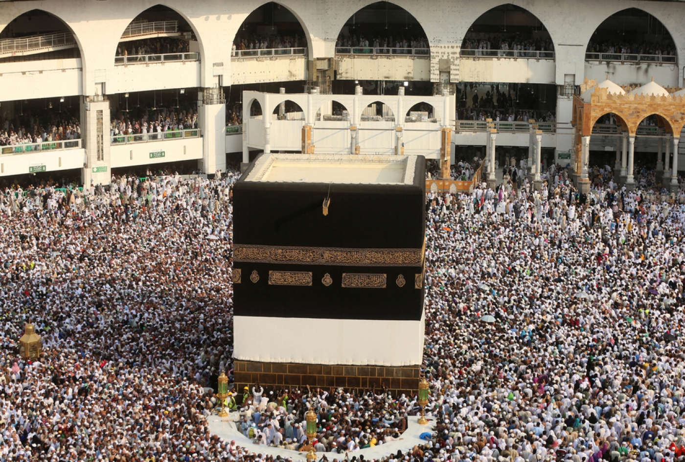 Pilgrims gather for the Hajj at Mecca in 2016 (Reuters)