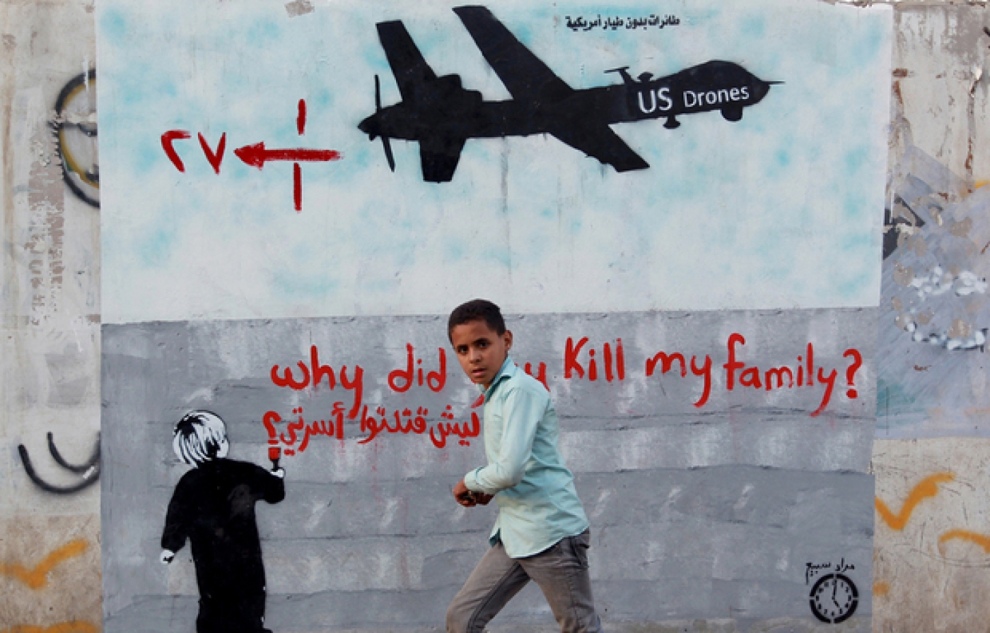 drone yemen poster