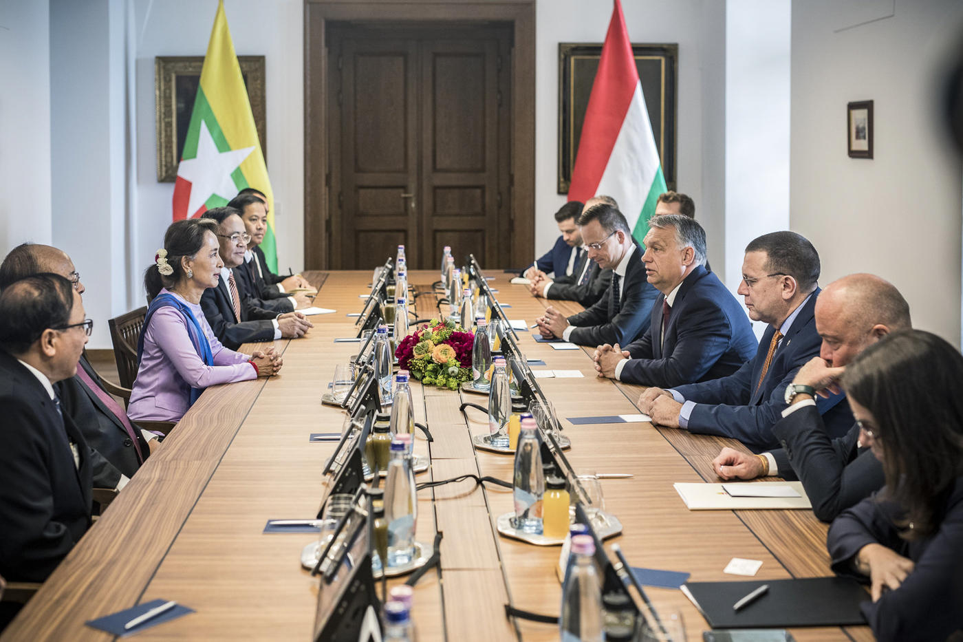 Aung San Suu Kyi and Viktor Orban