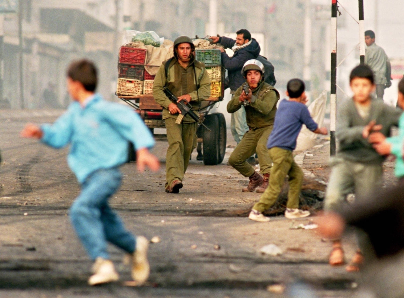 First Intifada November 1993 Gaza City