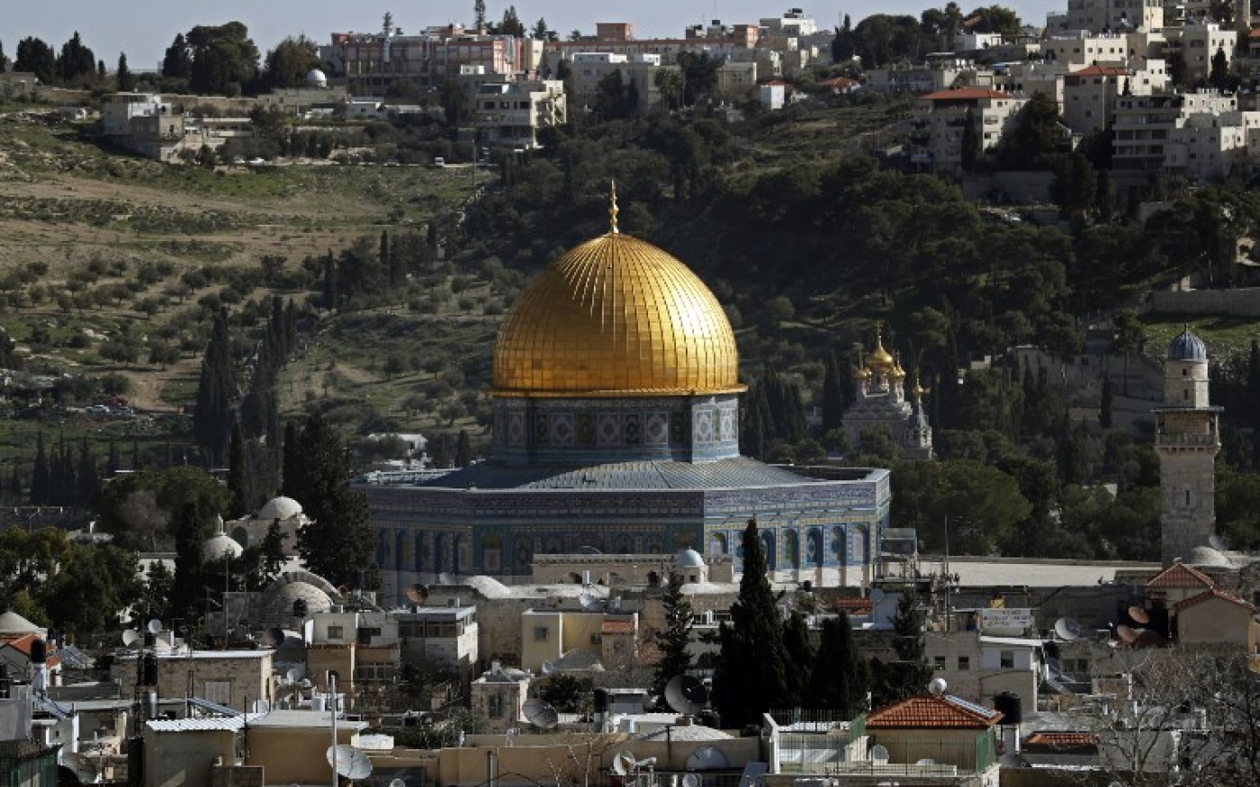 La mosquée al-Aqsa à Jérusalem photographiée le 24 janvier (AFP)