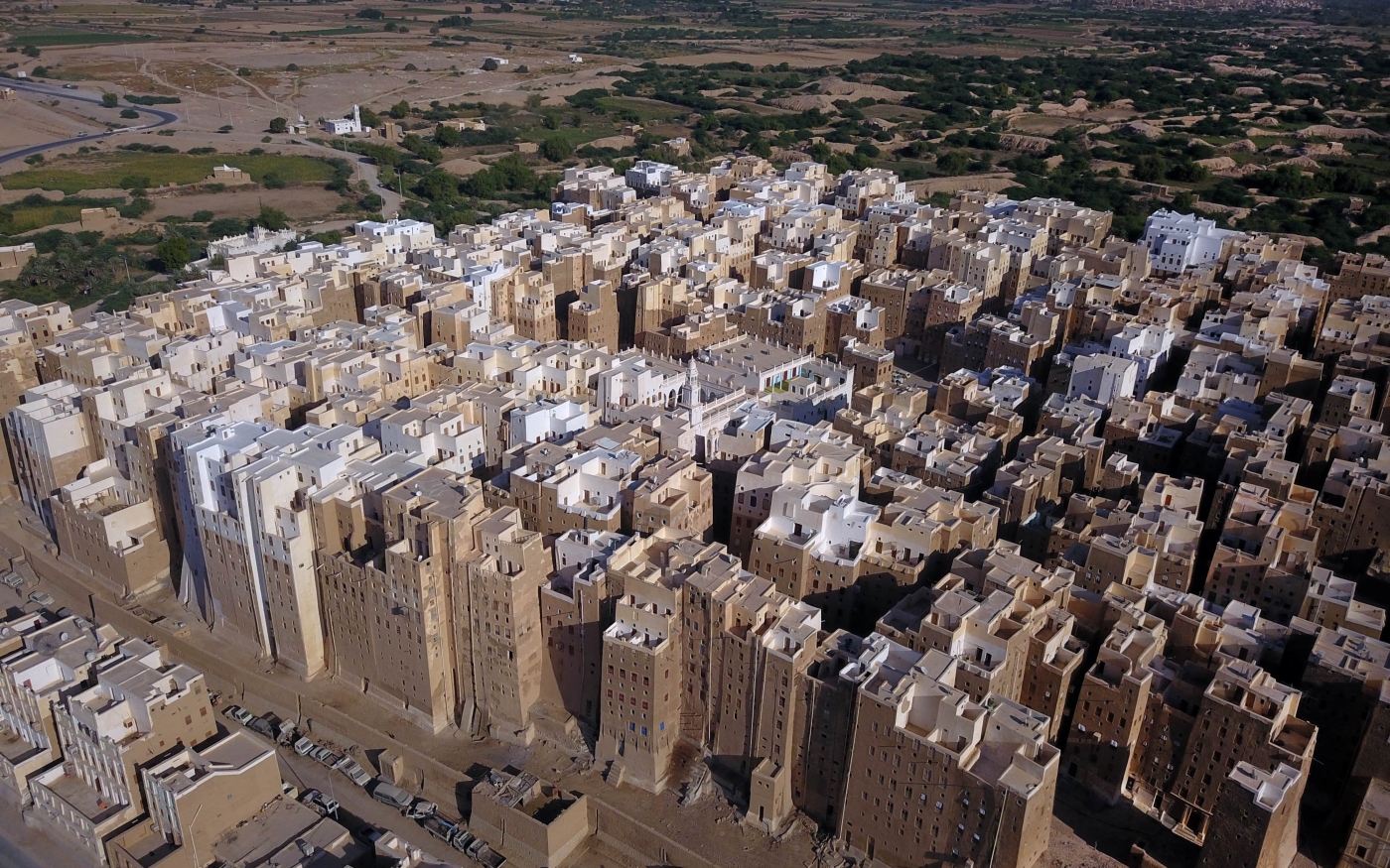 La ville historique de Shibam (Yémen) porte le surnom de « Manhattan du désert » (AFP)