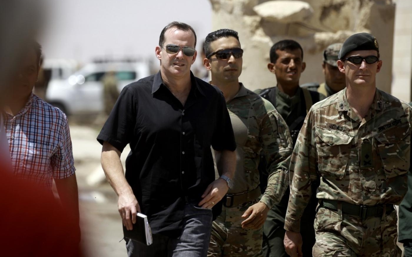 Brett McGurk, envoyé spécial américain auprès de la coalition anti-État islamique, photographié en Syrie en 2017 (AFP)