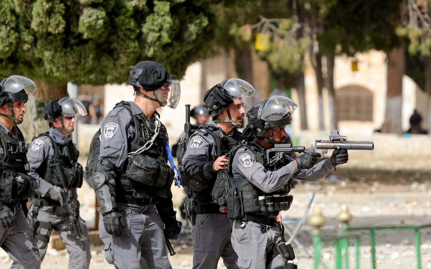 Des centaines de Palestiniens ont été blessés lors de l’attaque menée par les forces de sécurité israéliennes (Reuters)
