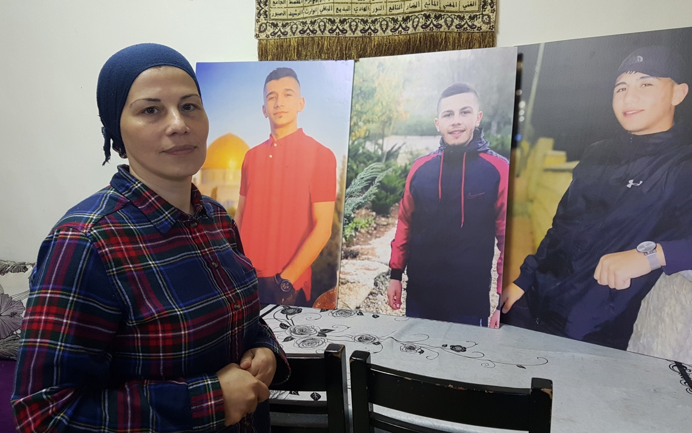 Binar Bashiti espère une vie tranquille, dans laquelle les autorités israéliennes n’en auraient pas après ses enfants au moindre signe d’agitation dans la vieille ville (MEE/Aseel Jundi)