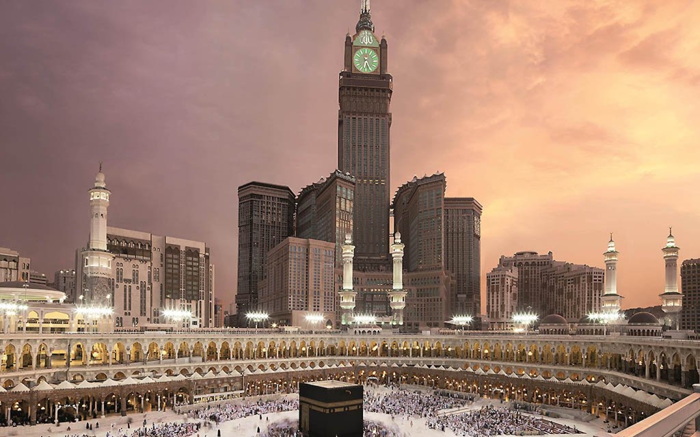 L’hôtel Fairmont est situé dans la Tour de l’horloge qui surplombe la Grande Mosquée de La Mecque (document fourni)