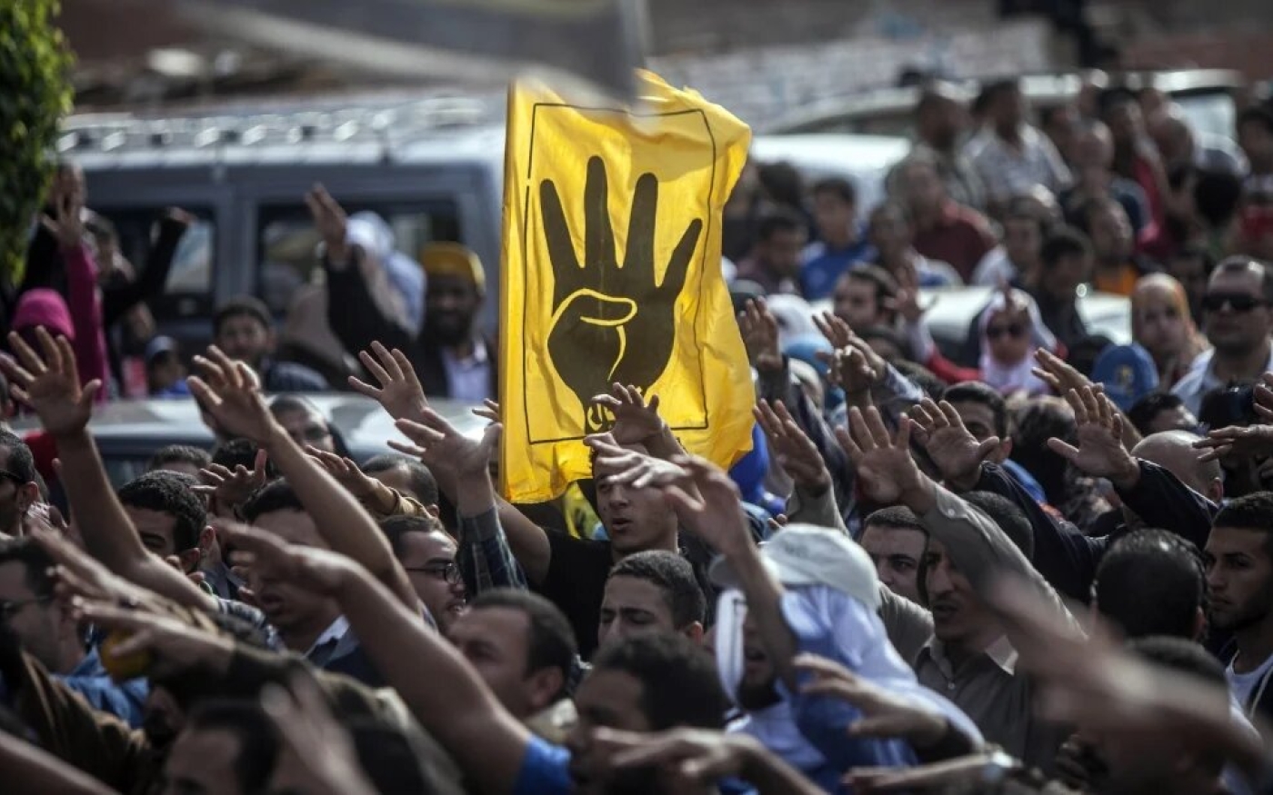 Des partisans des Frères musulmans lors d’un rassemblement au Caire début 2014 (AFP)