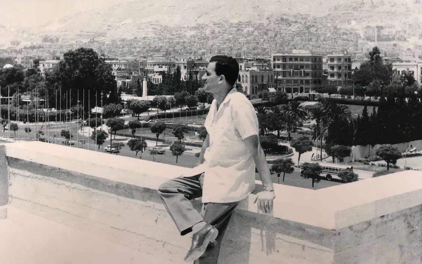 Eli Cohen à Damas au début des années 1960 (Bureau du Premier ministre israélien)