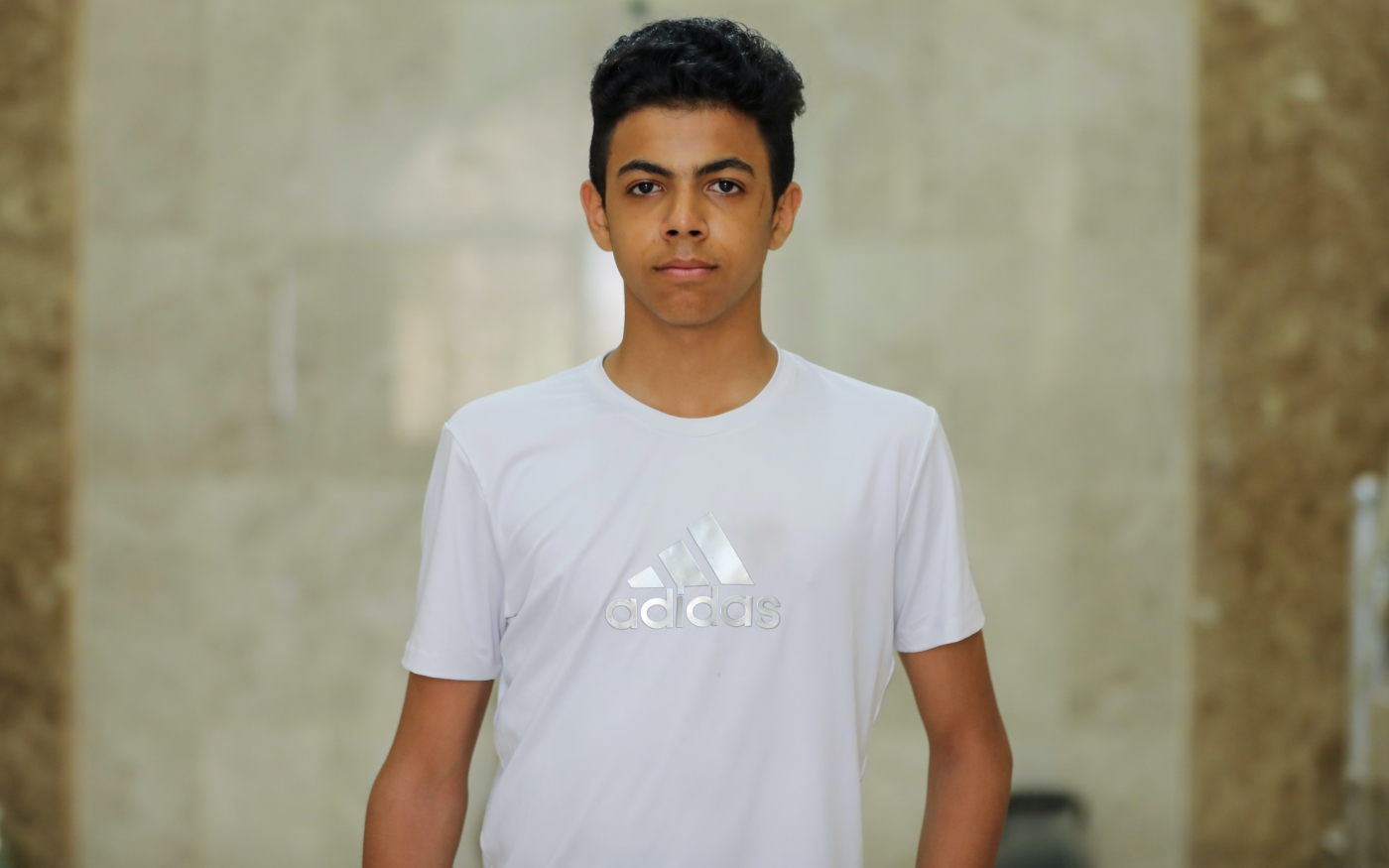Nabil Saeed (15 ans) estime que le blocus étroit menace son propre avenir dans la bande de Gaza (MEE/Mohammed Hajjar)