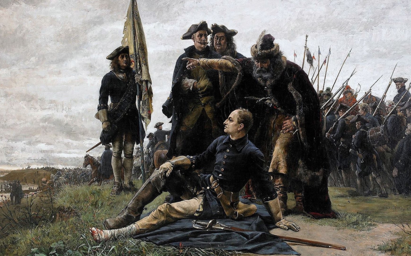 Charles XII contemple la défaite après la bataille de Poltava dans cette peinture du XIXe siècle de Gustaf Cederström (Wikimedia)