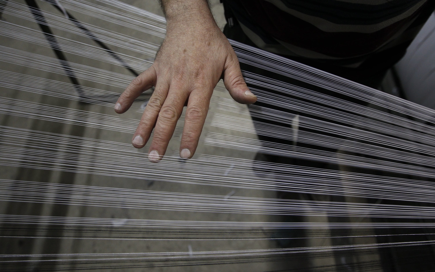 De nombreux Palestiniens venus au Salvador ont travaillé dans le textile (Reuters)