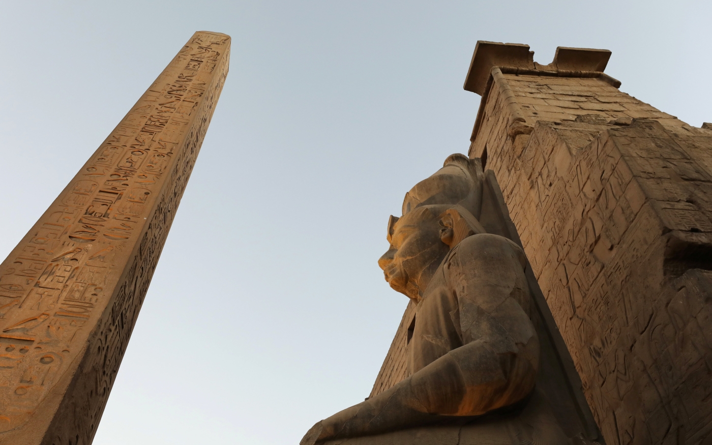 Un obélisque dans le temple de Karnak à Louxor, en Égypte (Reuters)
