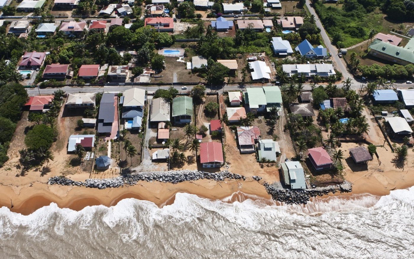 Vue aérienne de Cayenne, en Guyane (AFP/Jody Amiet)