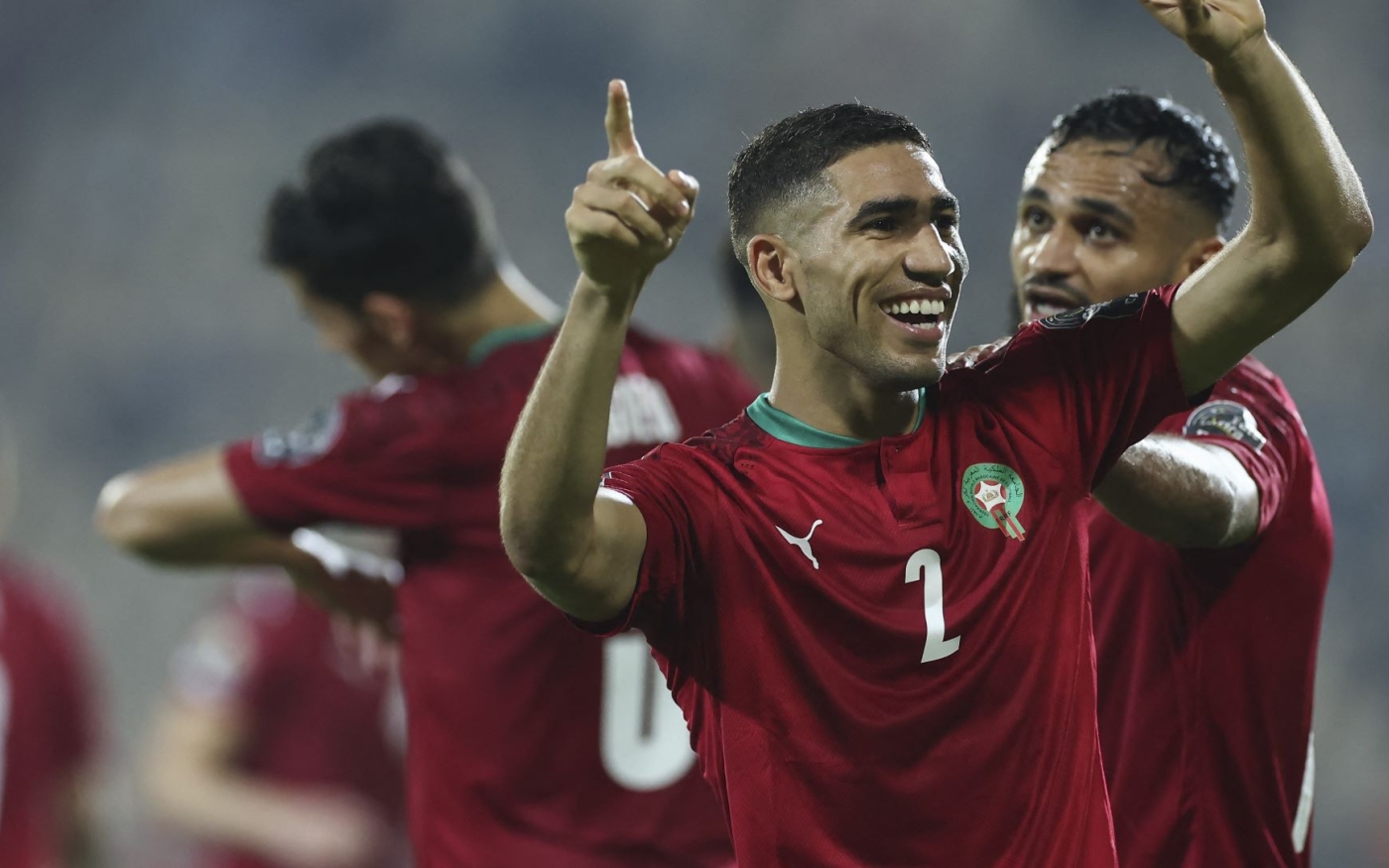 Le défenseur du PSG Achraf Hakimi pourrait être un joueur clé du parcours du Maroc au prochain Mondial (AFP/Kenzo Tribouillard)
