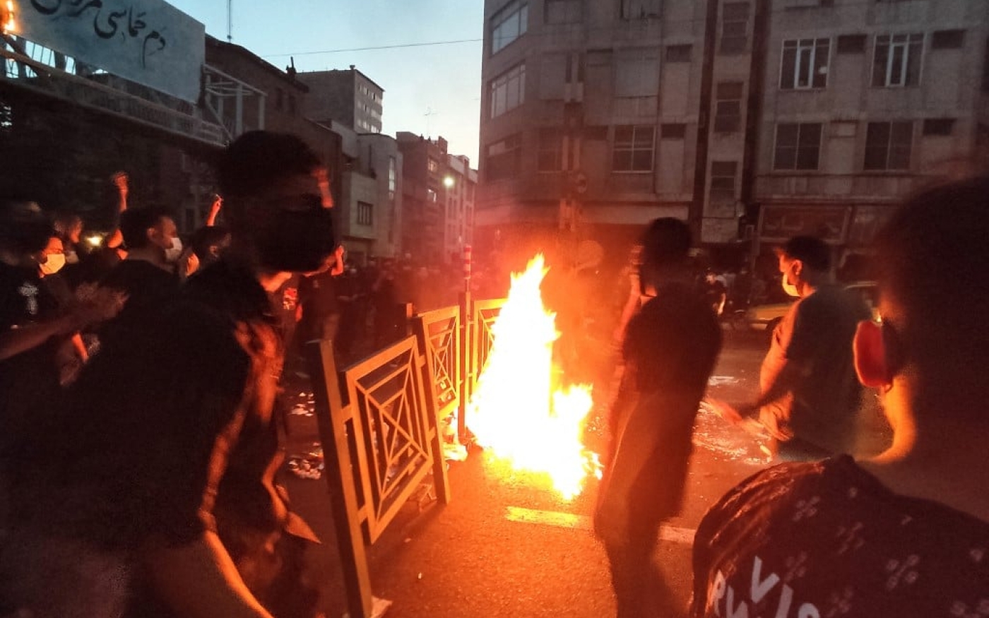 Les manifestations font rage en Iran depuis deux mois (AFP)