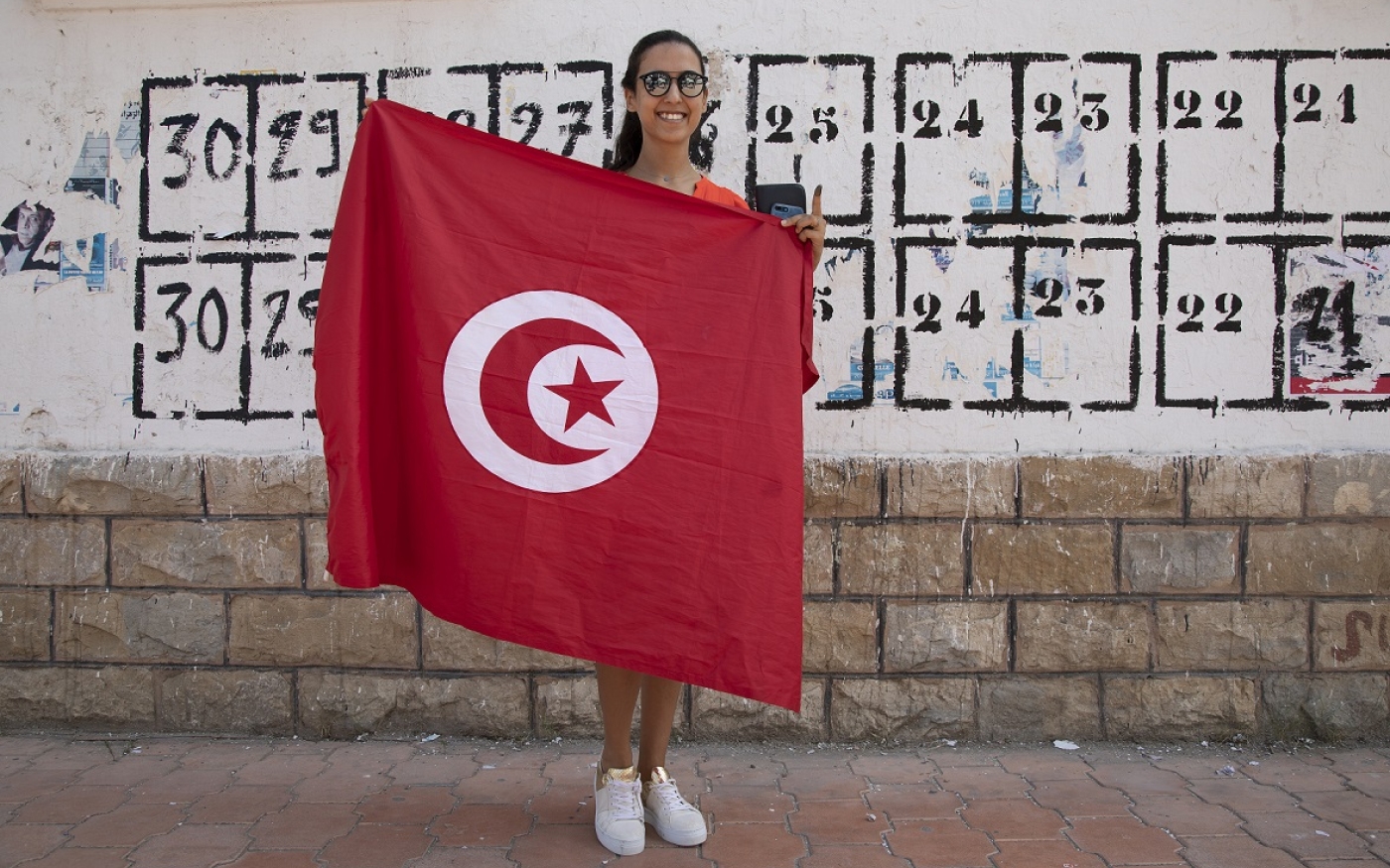 « Le pays doit aller de l’avant et être moderniste », a déclaré Sandra Maarf, une ingénieure de 28 ans (MEE/Lotfi el-Ghariani).