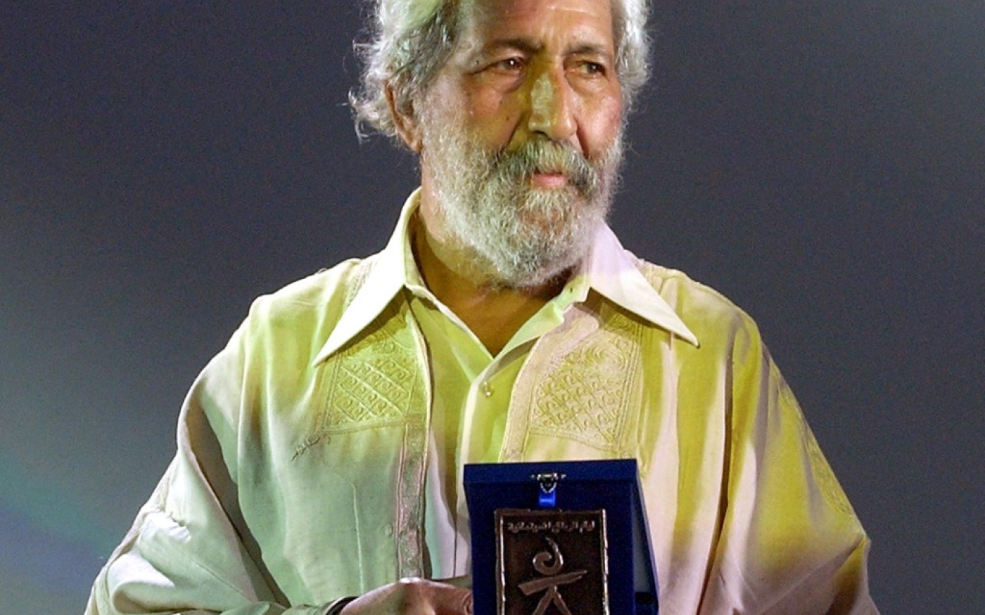 Le fondateur du festival, Tahar Cheriaa, le 1er octobre 2004 à Tunis (AFP/Fethi Belaid)