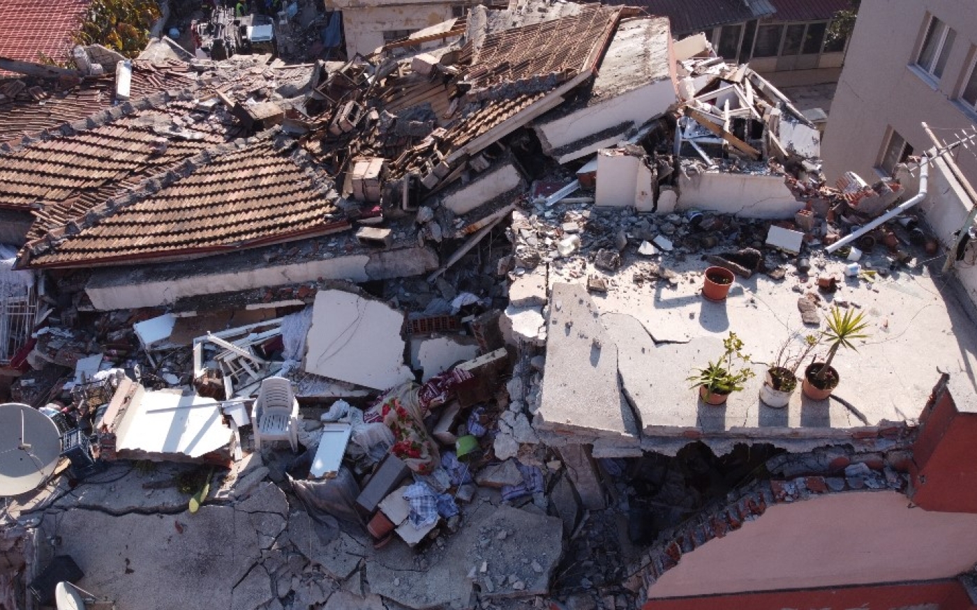 Les ruines après le séisme dans la ville d’Antakya, en Turquie (AFP/Yasin Akgul)