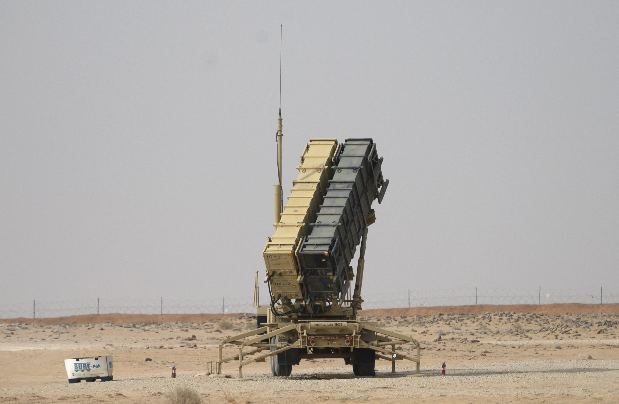 Patriot missile battery 