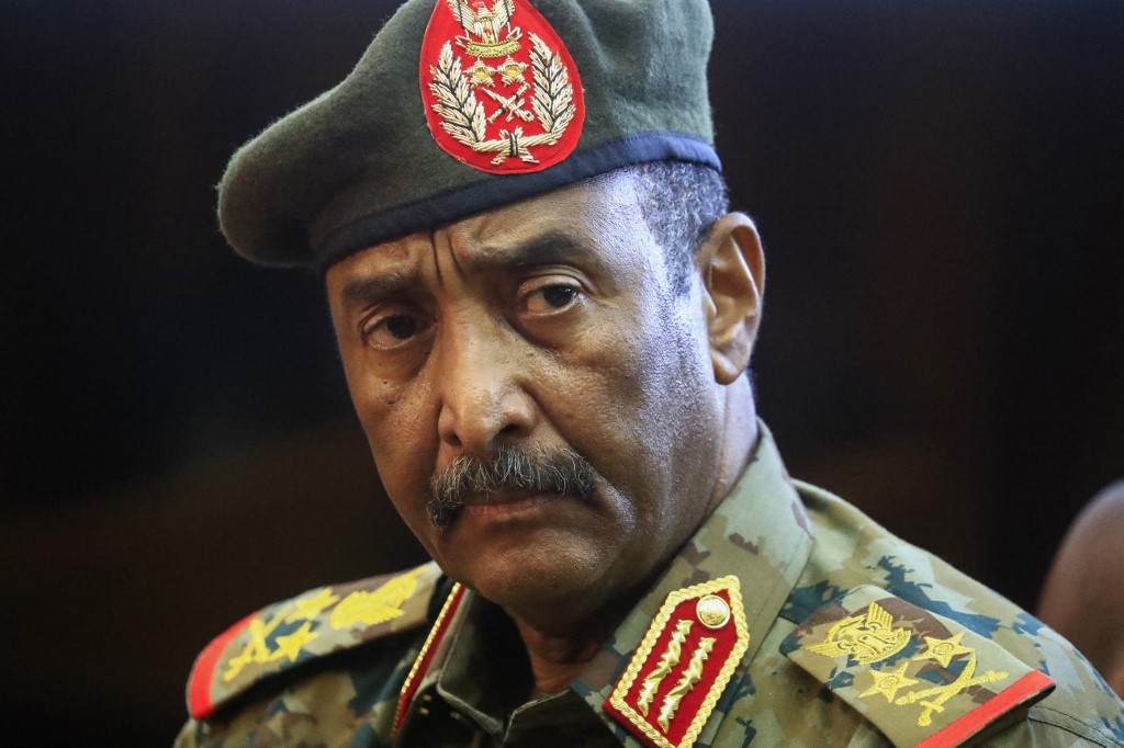 Sudan's army chief Abdel Fattah al-Burhan has lifted a state of emergency imposed since last year's military coup (AFP)