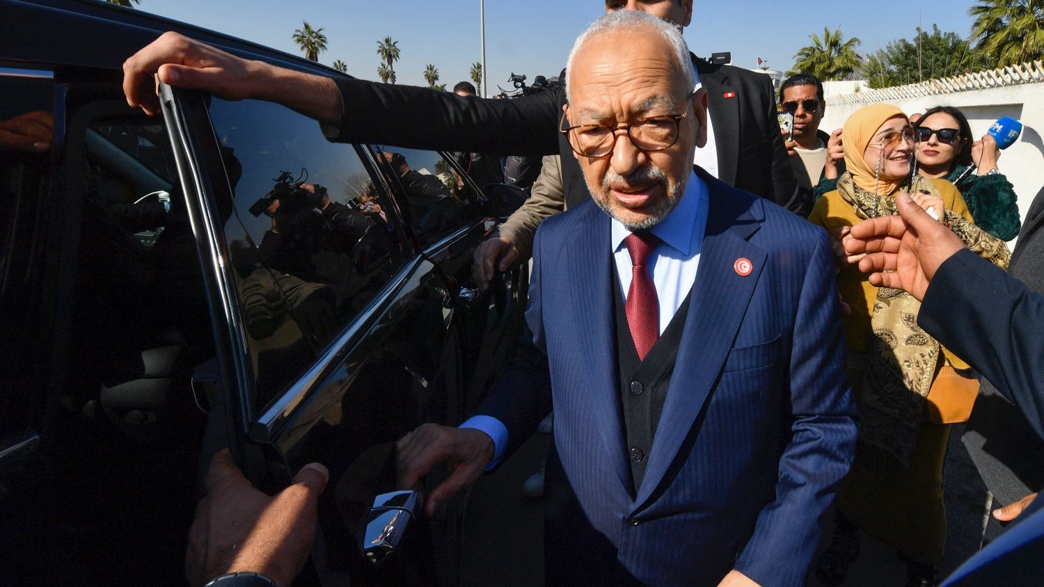 Ghannouchi, the former speaker of Tunisia's parliament, was arrested last week during a raid on his home.