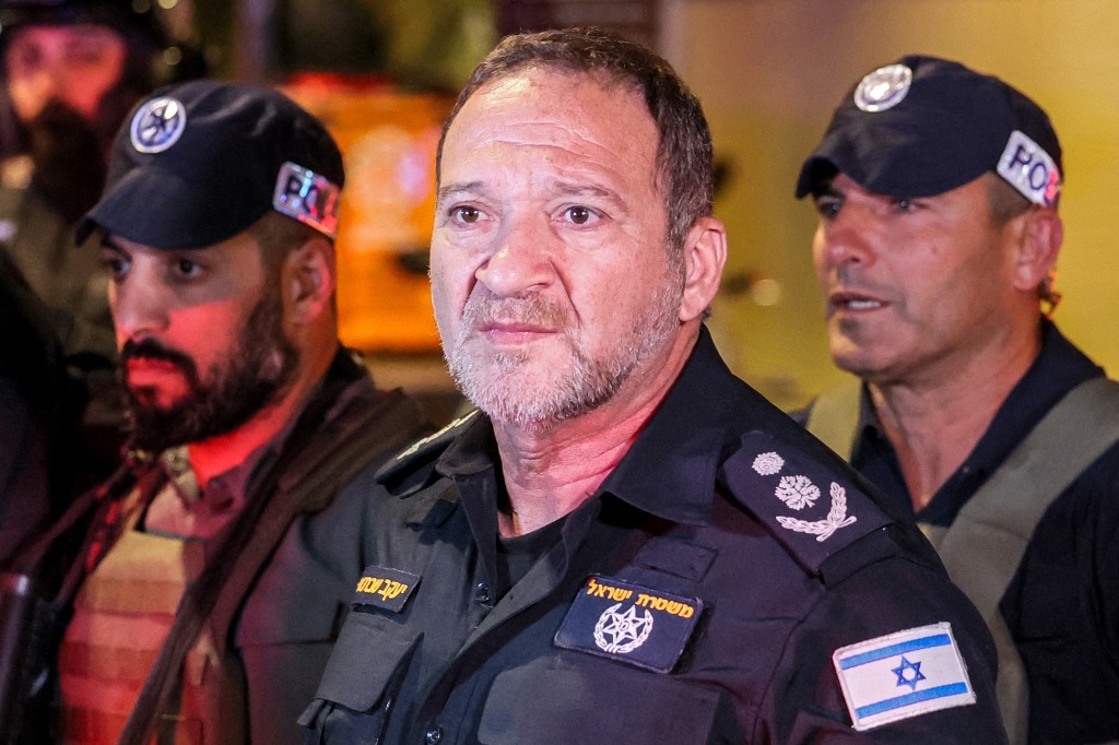 L’Inspecteur général de la police israélienne, Kobi Shabtai, à Tel Aviv, le 9 mars 2023 (AFP/Jack Guez)