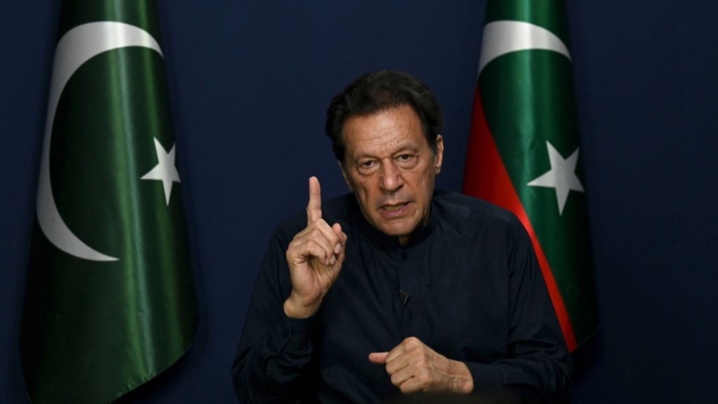 Imran Khan as prime minister (AFP)