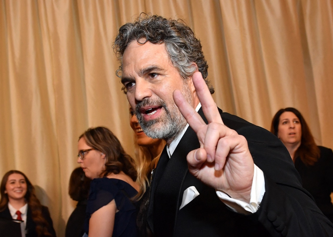 US actor Mark Ruffalo arrives at the 96th Annual Academy Awards at the Dolby Theatre in Hollywood, California on 10 March 2024 (Valerie Macon/AFP)