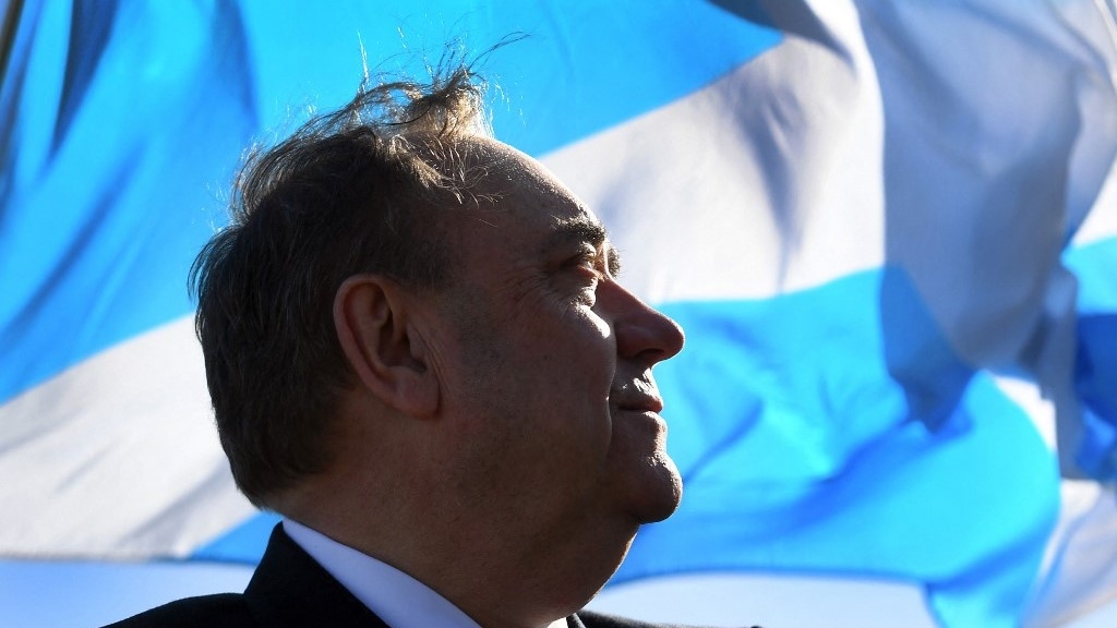 Scotland's former leader and figurehead of the independence movement Alex Salmond has died at the age of 69 (AFP)