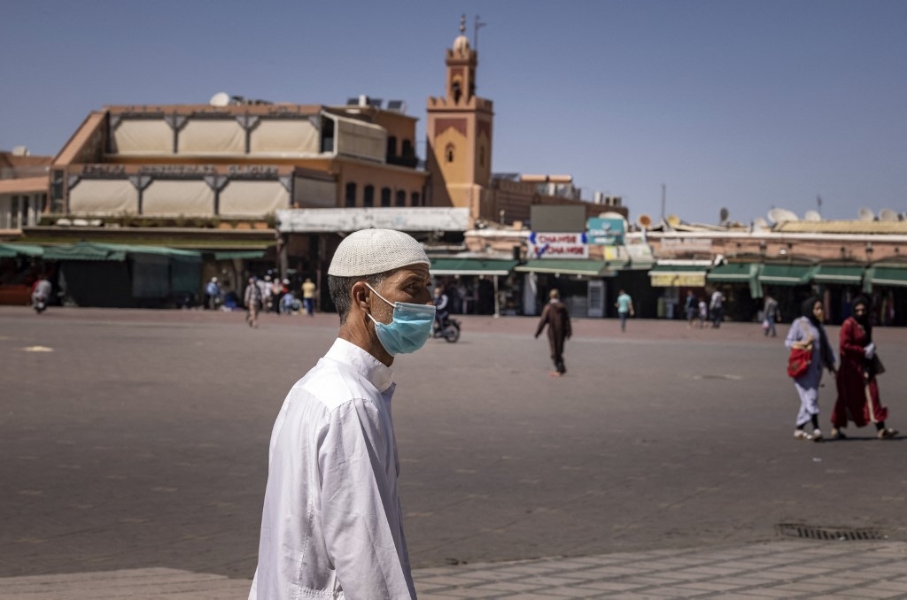 La moitié des 200 hôtels de Marrakech est actuellement fermée (AFP/Fadel Senna)
