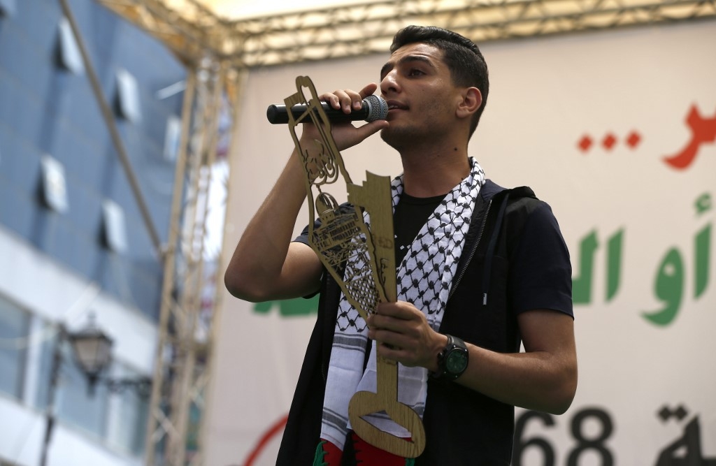Palestinian "Arab Idol" winner Mohammed Assaf 