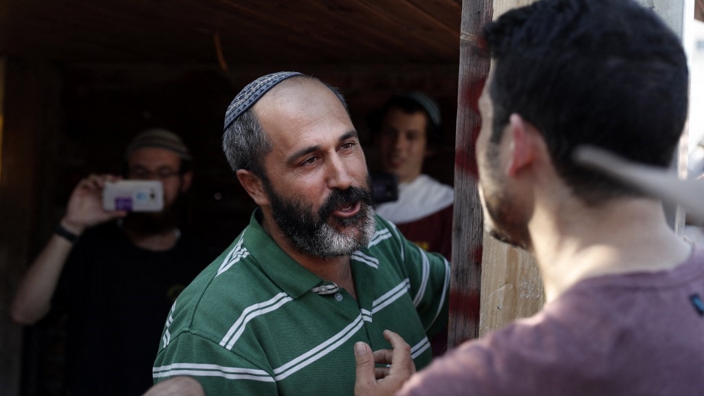 Arieh King in Jerusalem in 2017 (AFP)